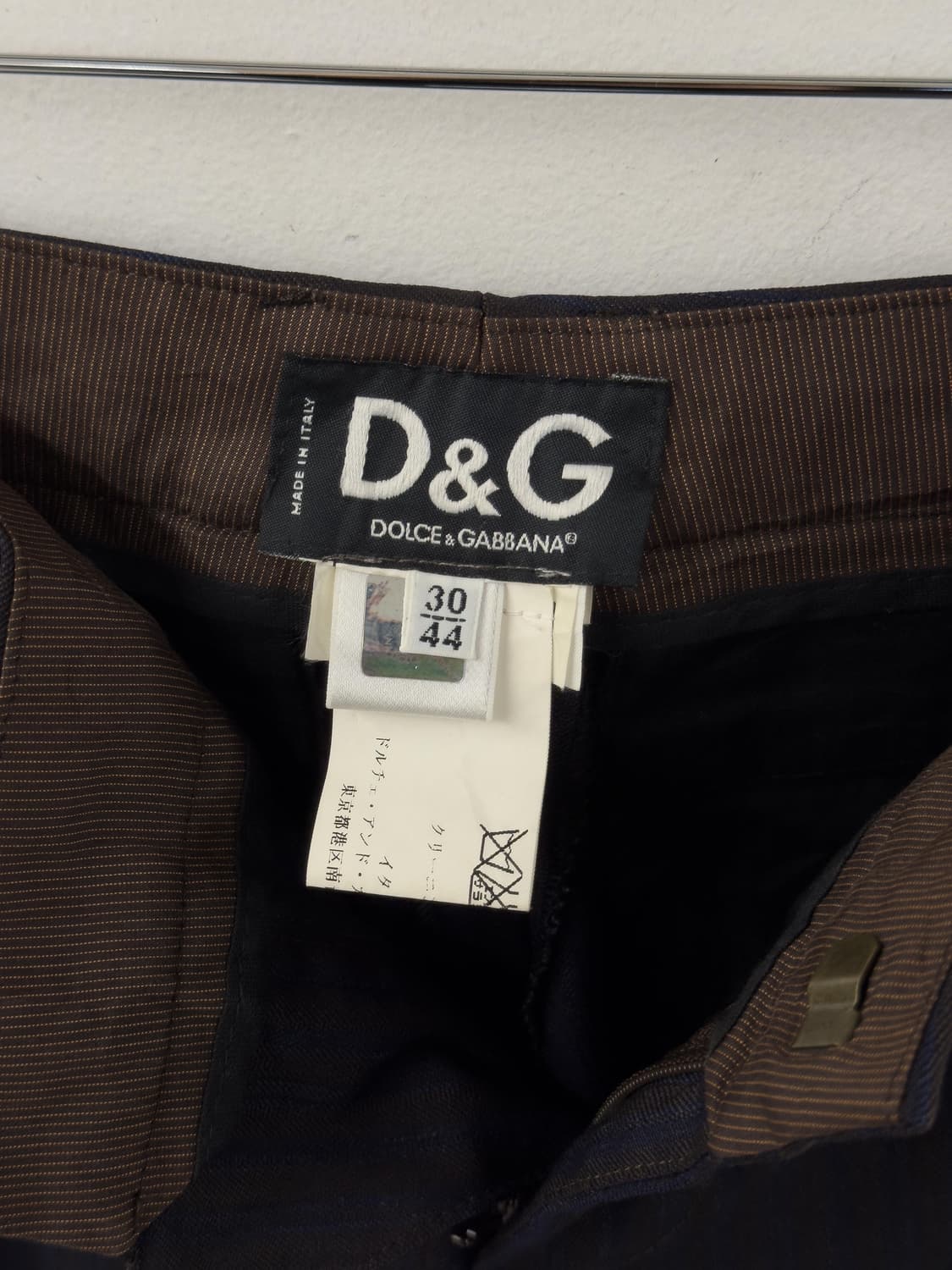 돌체앤가바나 로우라이즈 스트라이프 팬츠 상품이미지5