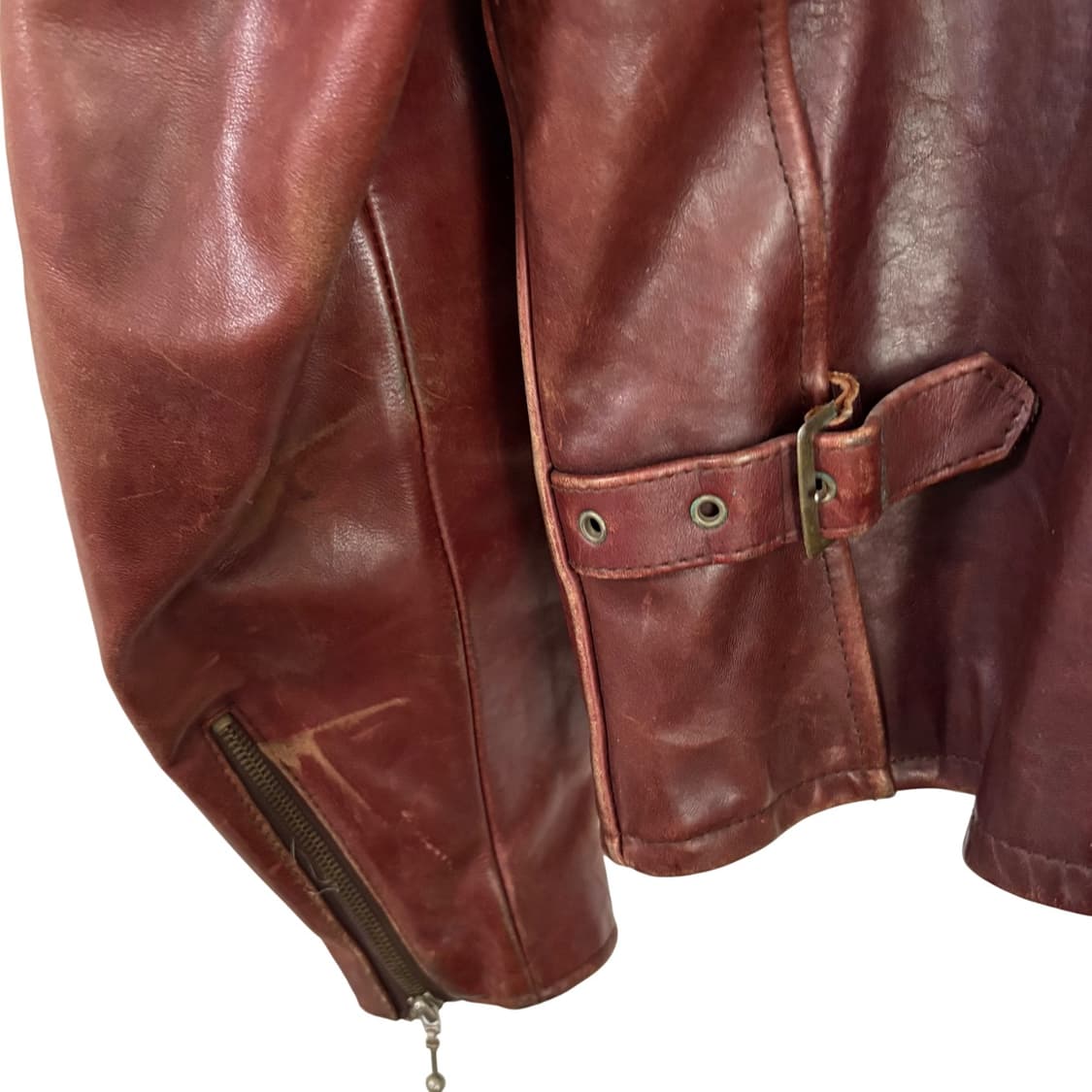 RBC 스티어하이드 카페레이서 크롭 레더 자켓 36 라이더자켓 상품이미지10