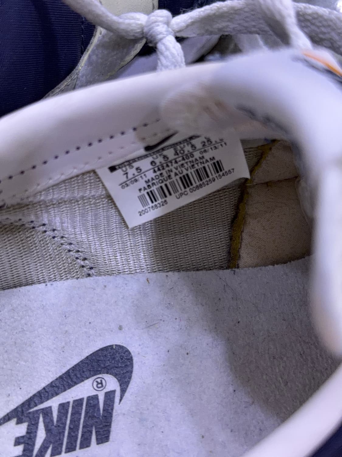 나이키 오세아니아 네이비 화이트 스니커즈 255 상품이미지9