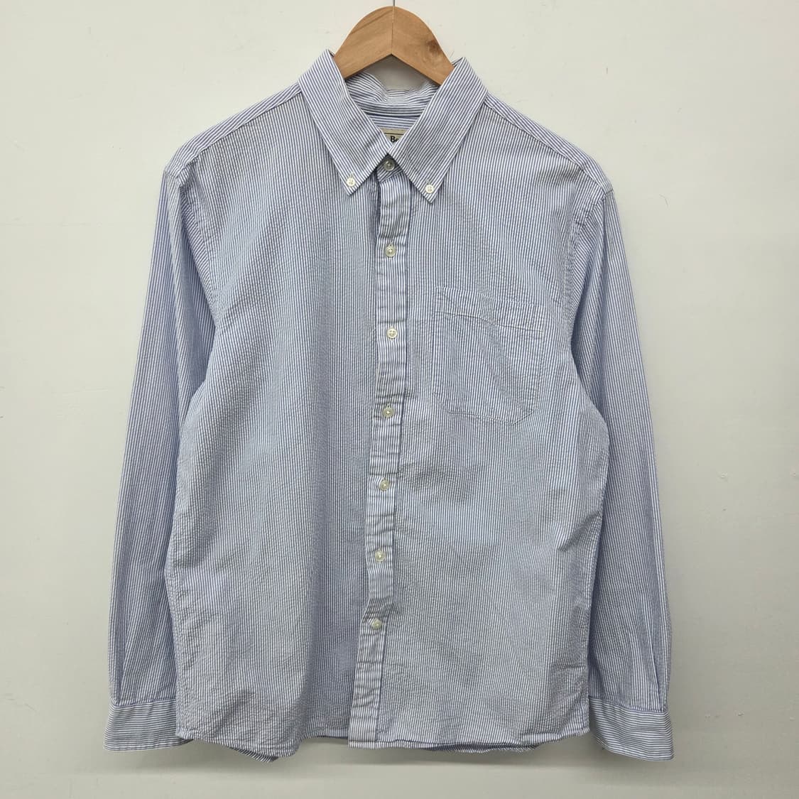 엘엘빈 llbean 스트라이프 긴팔 셔츠 남L 상품이미지2