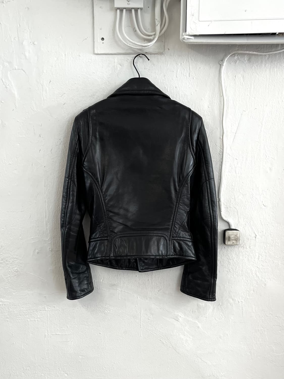 발렌시아가 2014FW 컬렉션 레더 라이더 자켓 상품이미지8