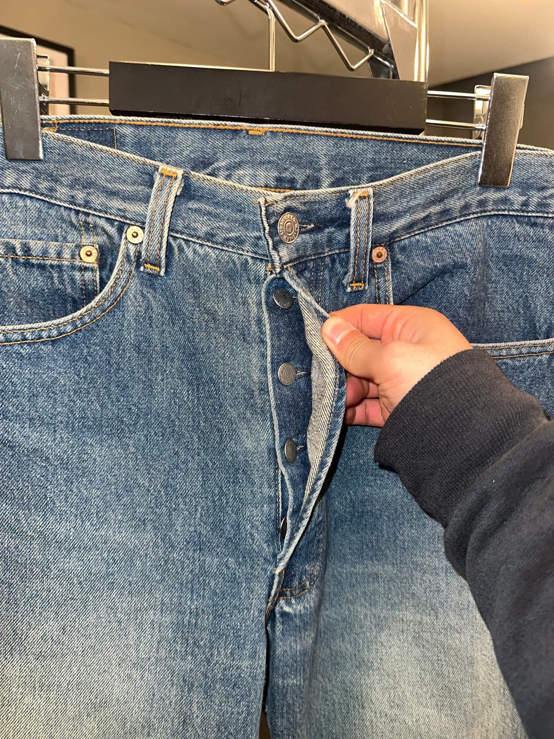 90’s Levi’s 501 552 USA denim pants 상품이미지5