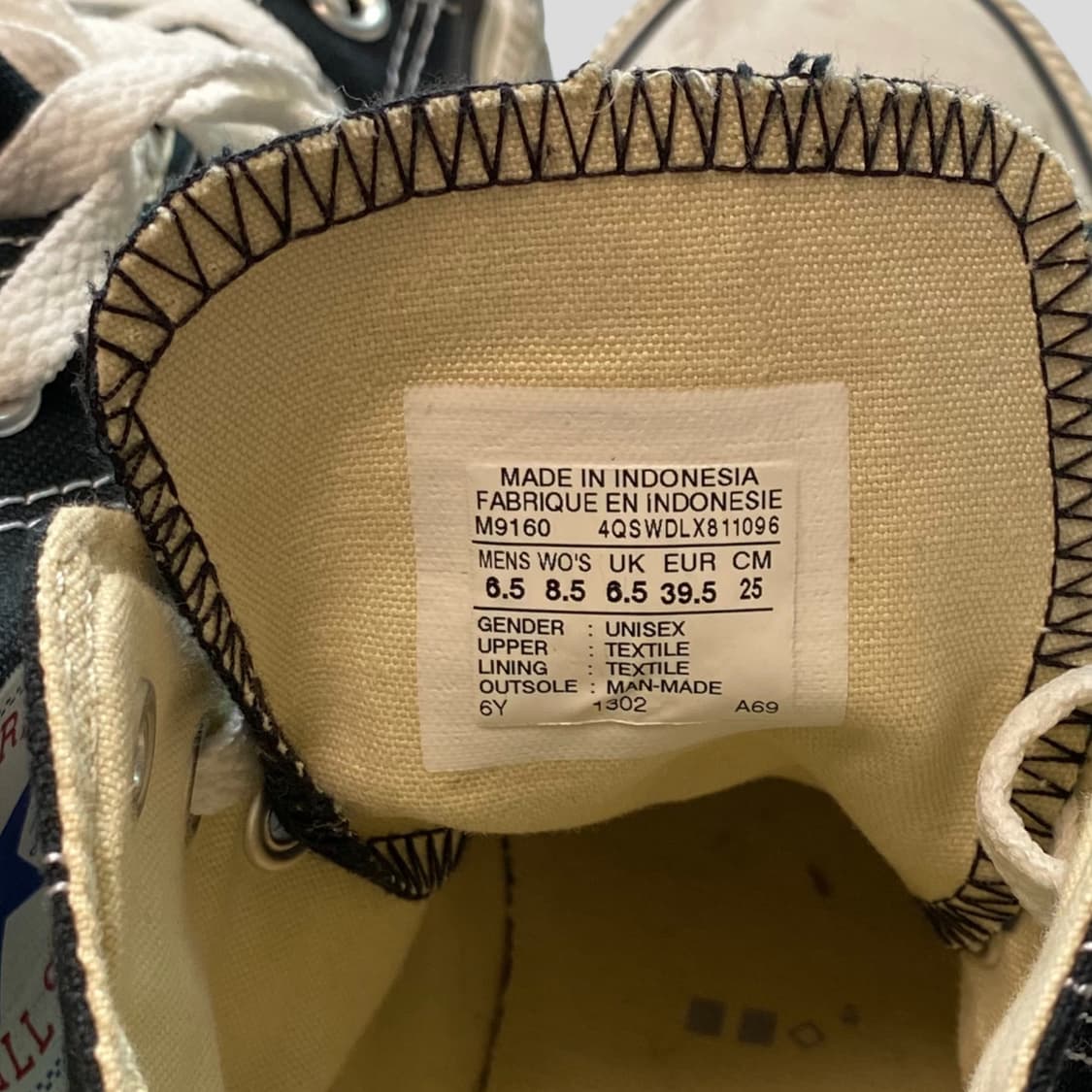 (250)컨버스 검흰 하이 올스타  상품이미지6