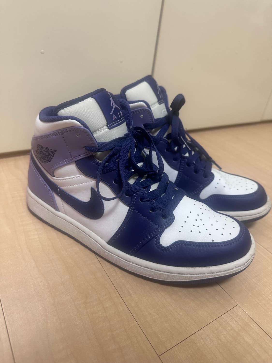 나이키 에어 조던 1 미드 퍼플 260mm 상품이미지1