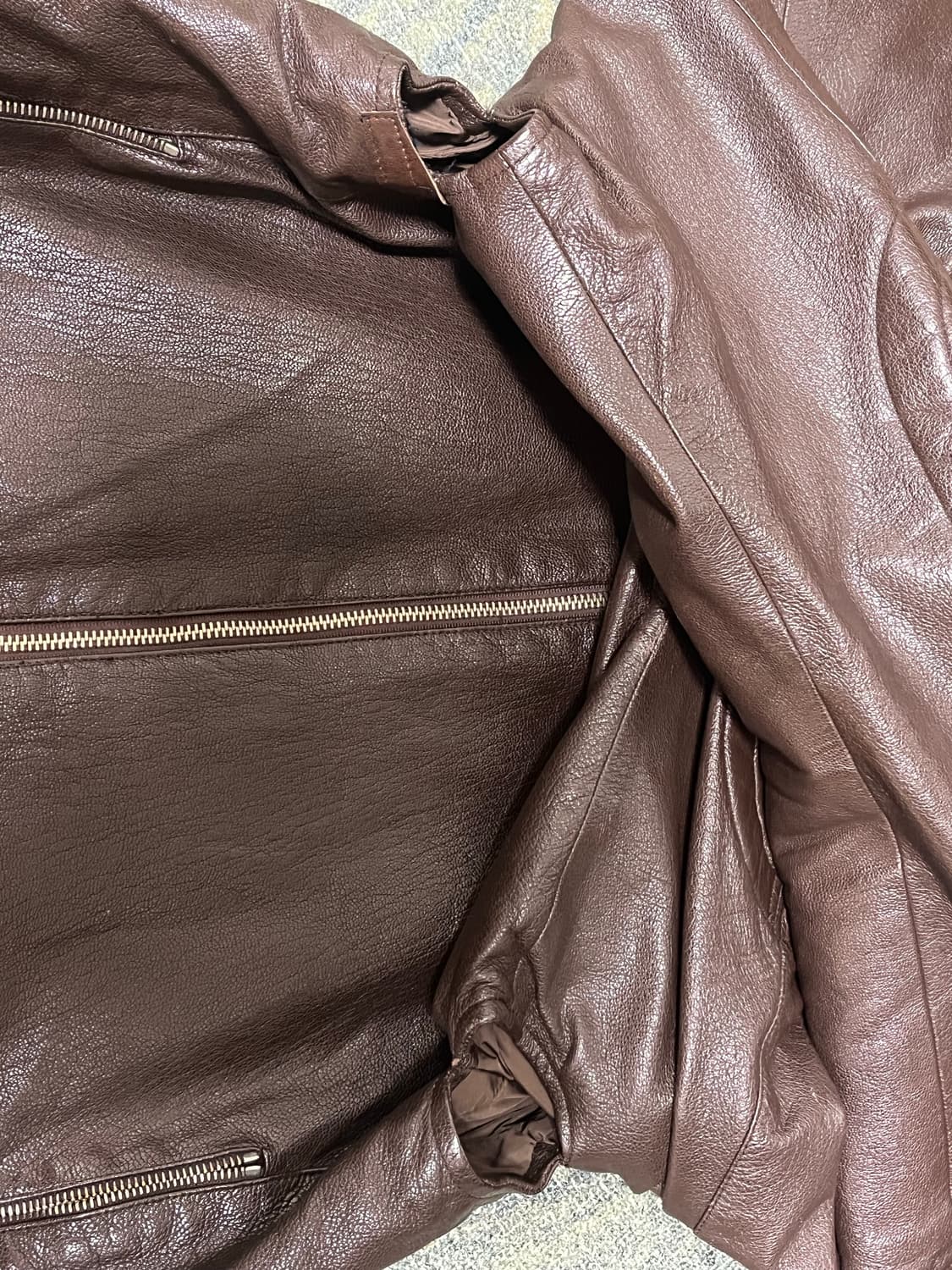 90-00s prada motor leather jacket achive 상품이미지2