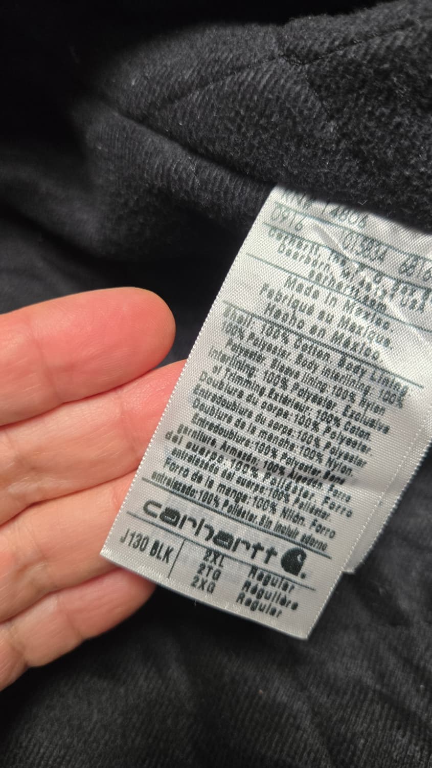 OG 칼하트 J130 액티브 자켓칼하트  블랙2xl 상품이미지5