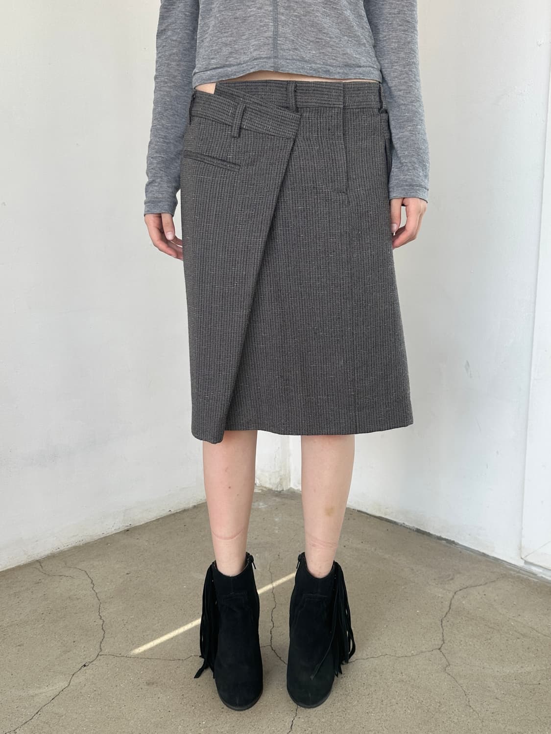 마르지엘라 랩 울 스커트 상품이미지3