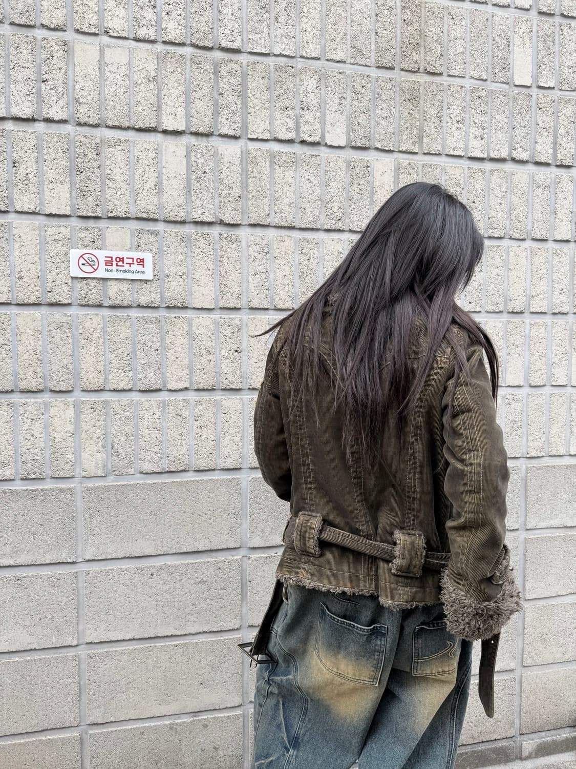 버카루 퍼 디테일 코듀로이 자켓 상품이미지10