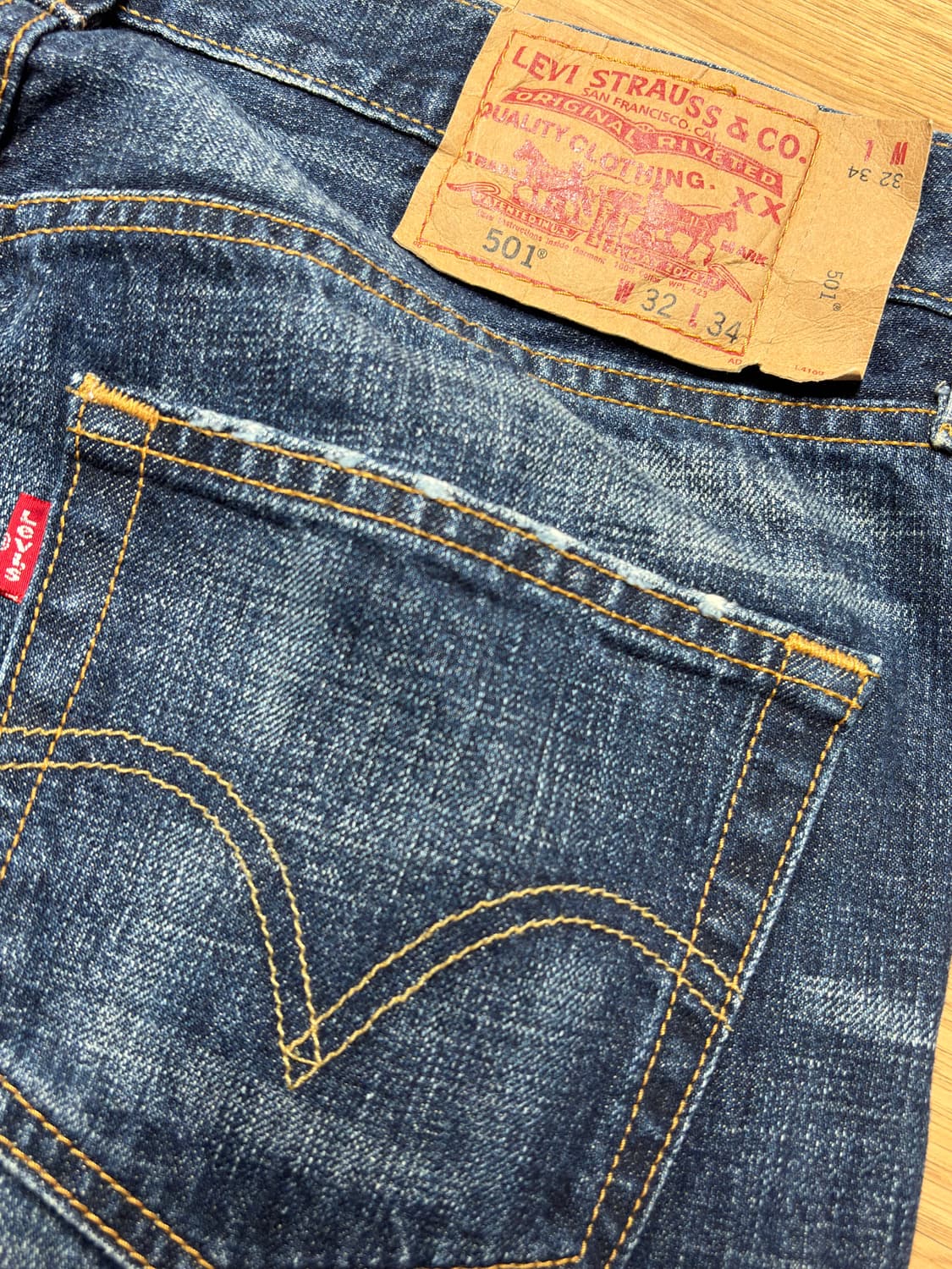 리바이스 501 W32 L34 상품이미지4