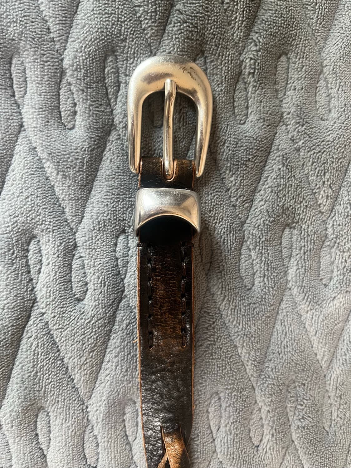 아워 레가시 2cm 브레이디드 벨트 빈티지 레더 80 상품이미지2