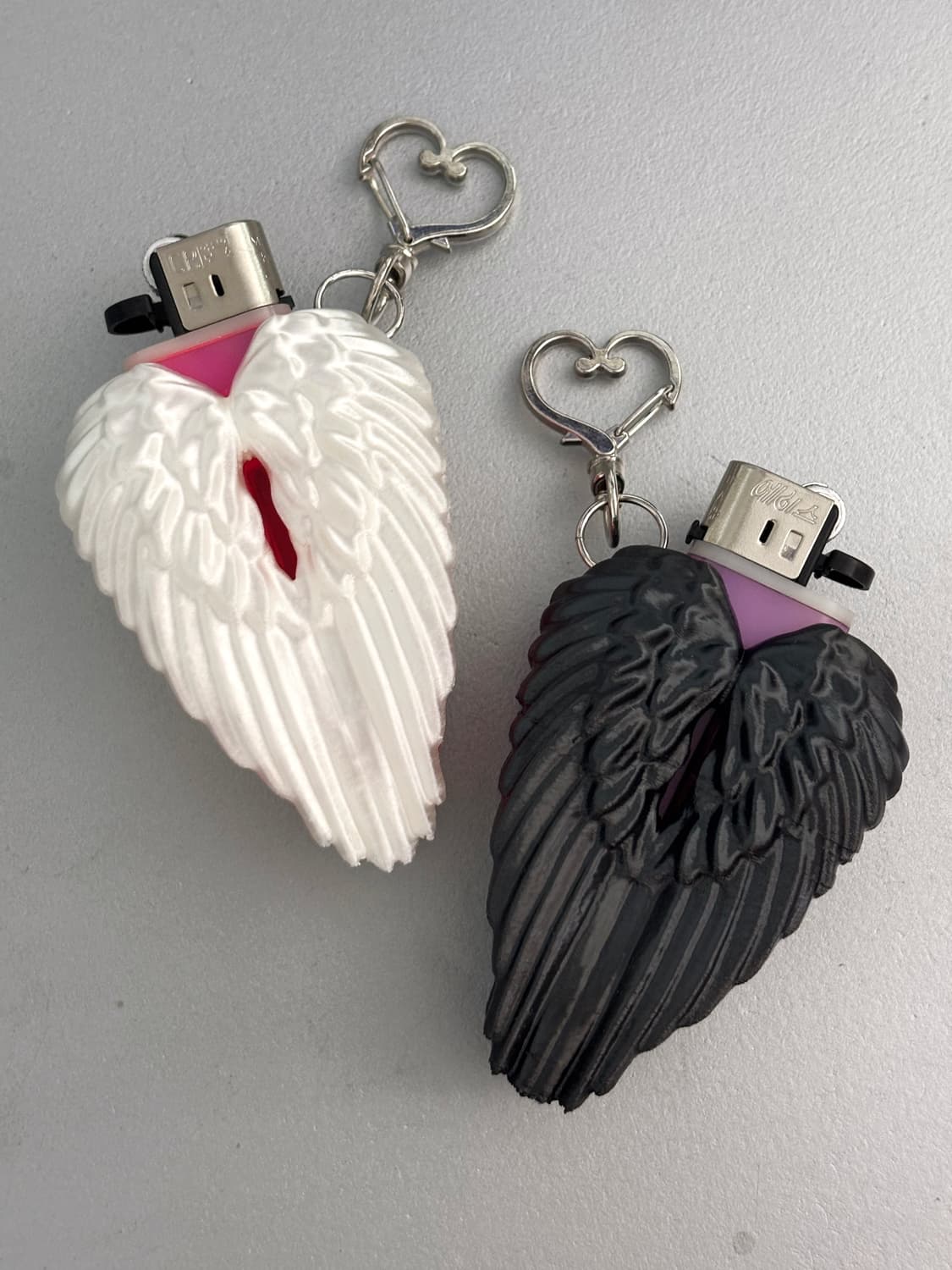 CHIKYUIN Angel wing lighter case white 상품이미지2