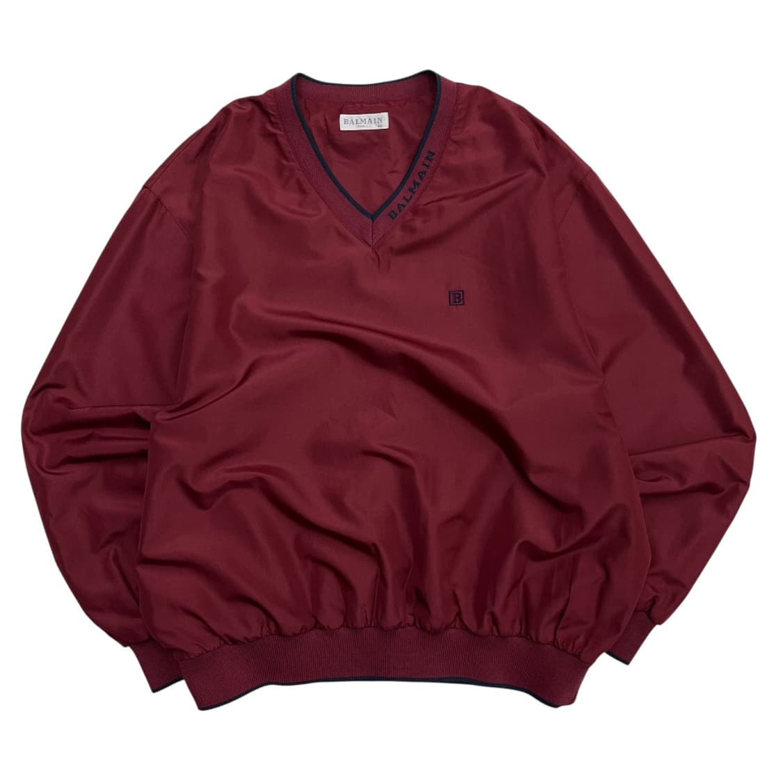 발망 네이비로고 딥버건디 웜업 100 상품이미지2