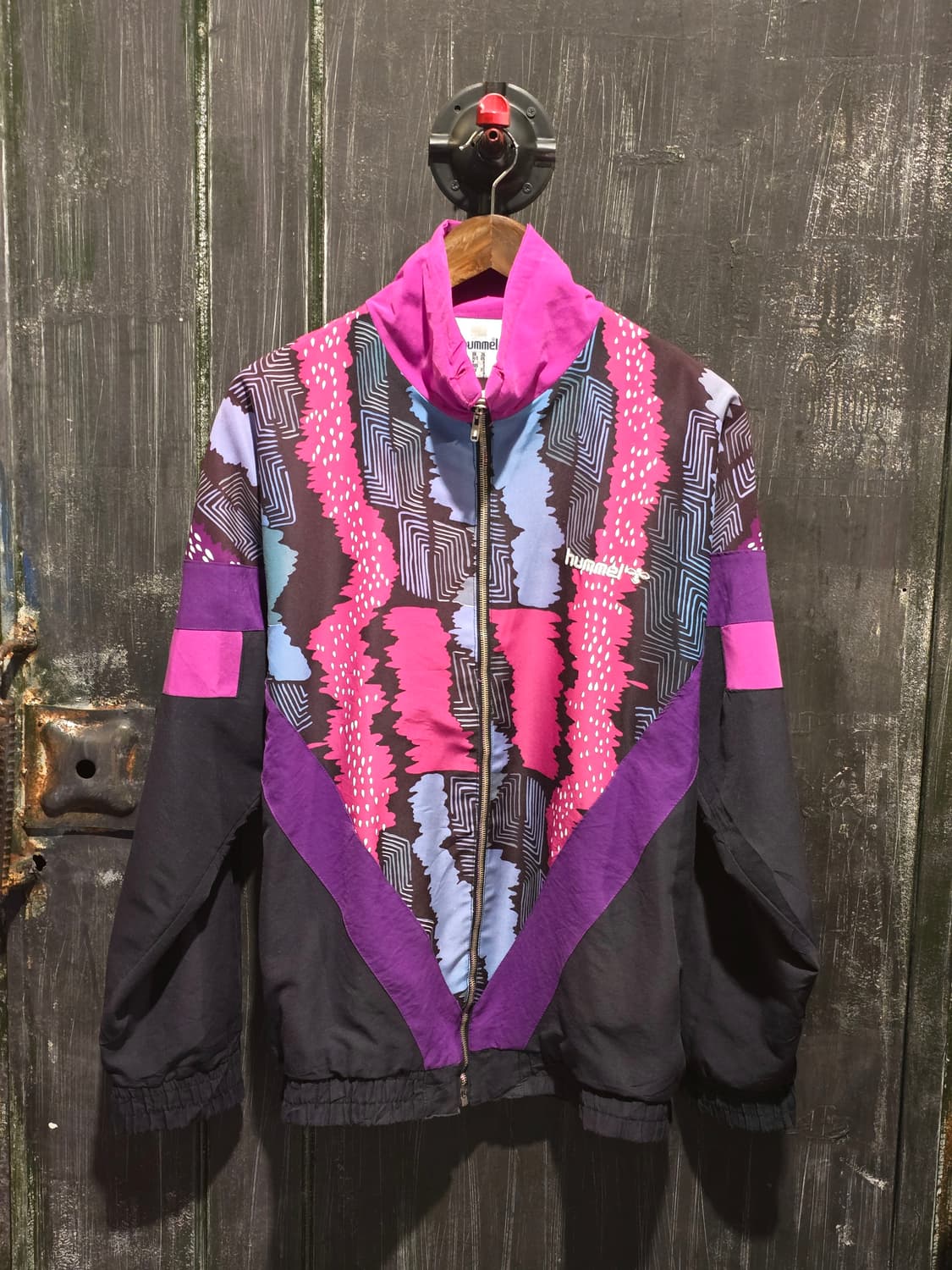90s Hummel Abstract Pattern Track Jacket 상품이미지1