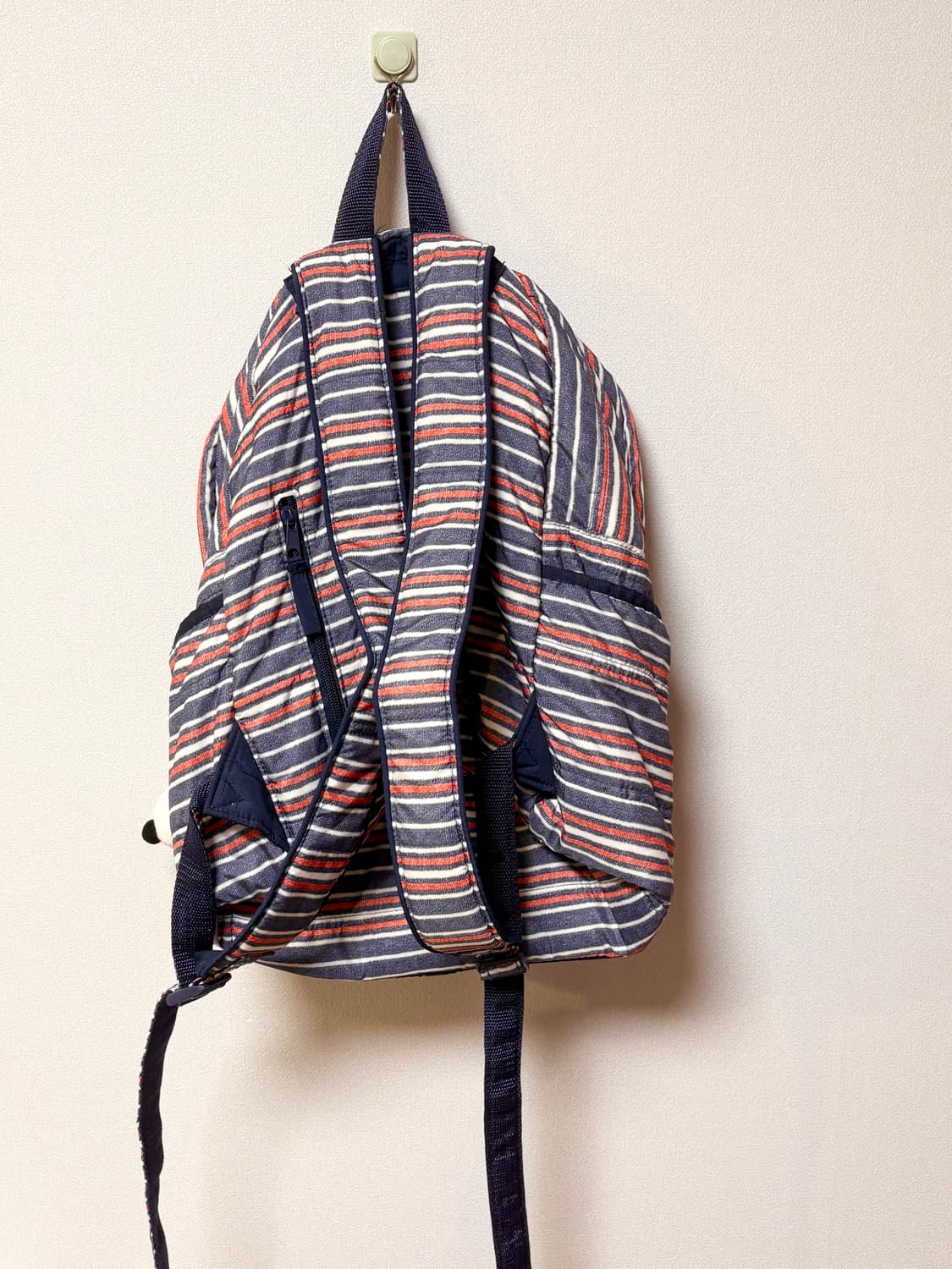 rough 일본 빈티지 백팩 모리걸 스트라이프 가방 도트 체크 상품이미지5