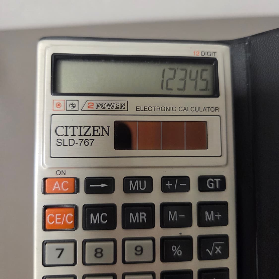 Citizen SLD-676 시티즌 빈티지 계산기 수첩 상품이미지3
