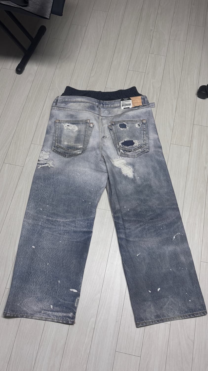 [2]프로토콜인덱스 트롱프뢰유 디지털 프린팅 데님 상품이미지3