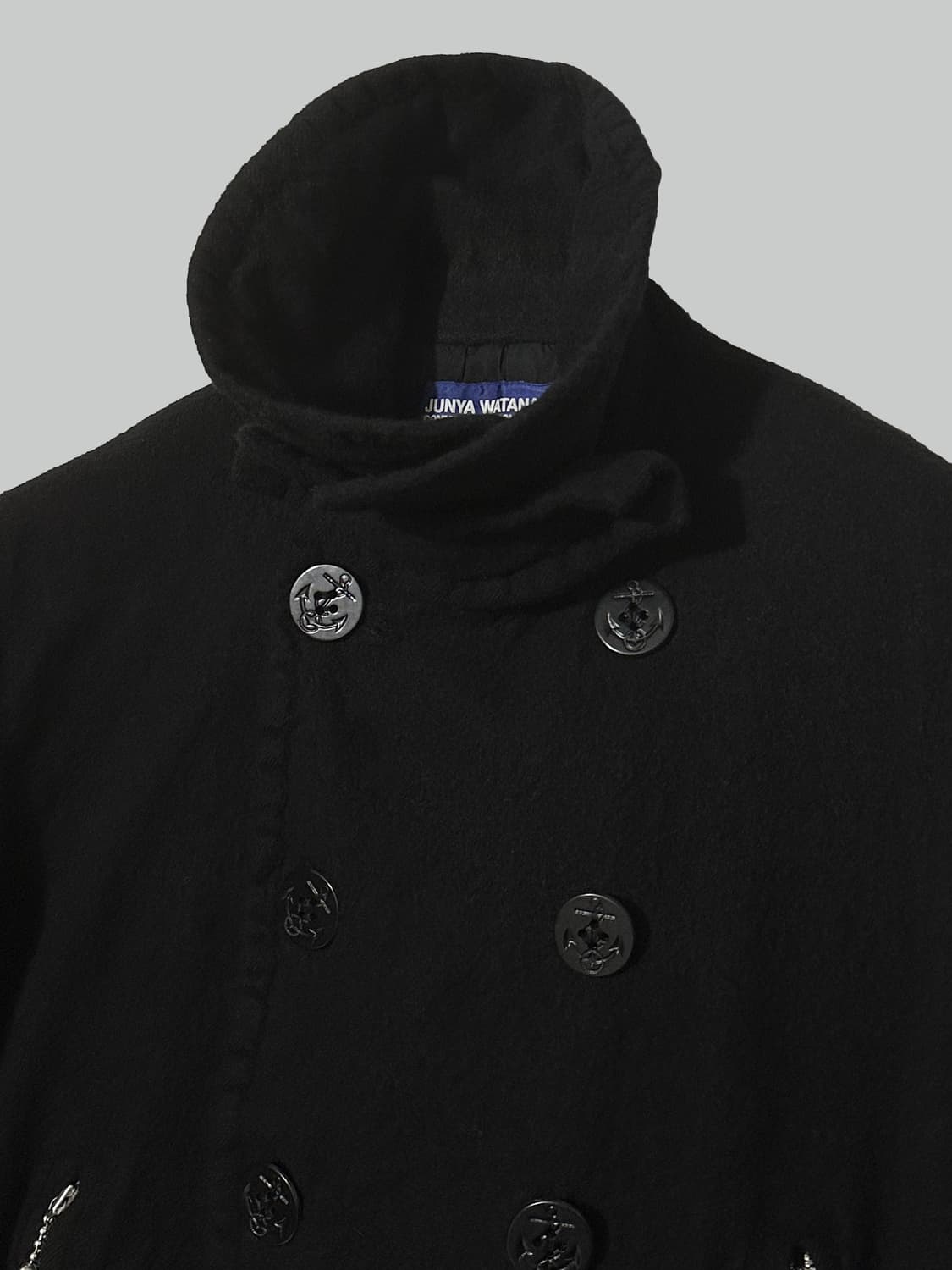 준야 와타나베 07aw 축융 울 피코트 상품이미지3