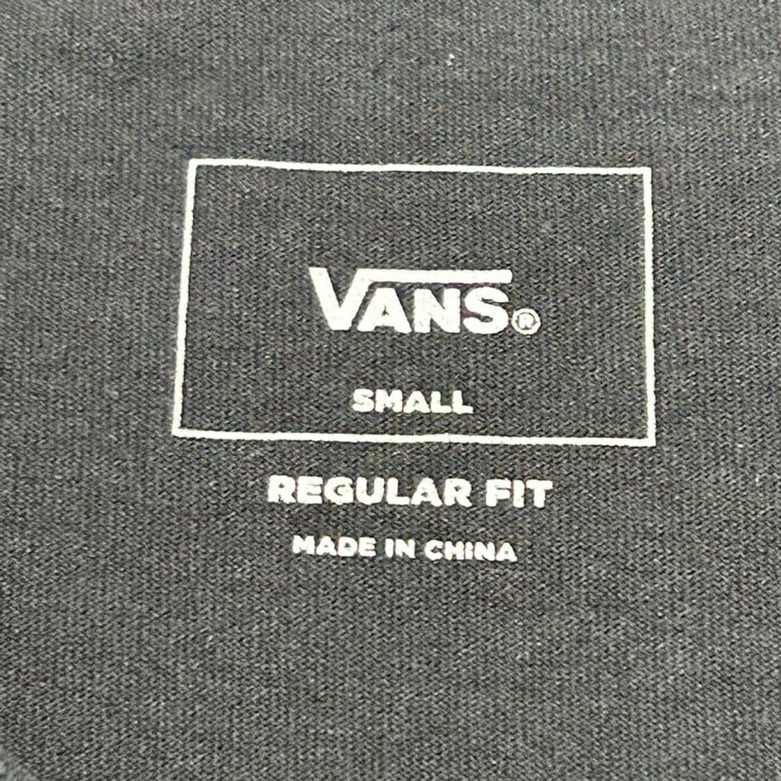 VANS 프린팅 블랙 반팔 S 상품이미지5