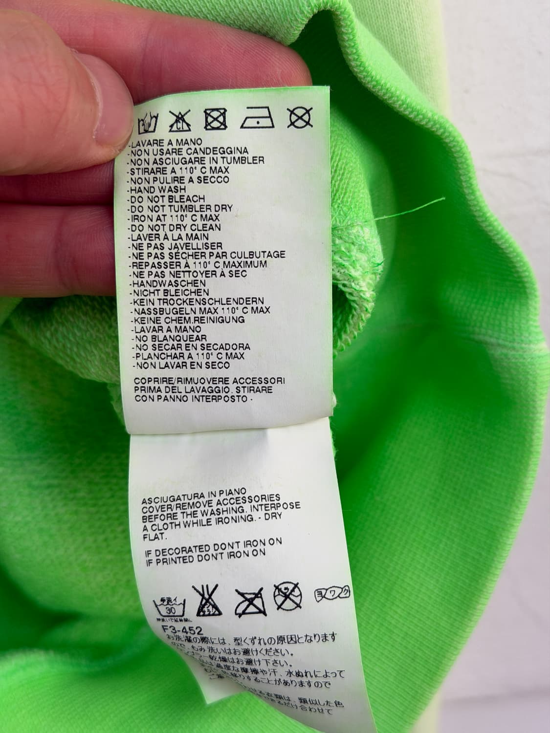 Dsquared2 디스퀘어드 그린 브이넥 스웨트셔츠 S 상품이미지7