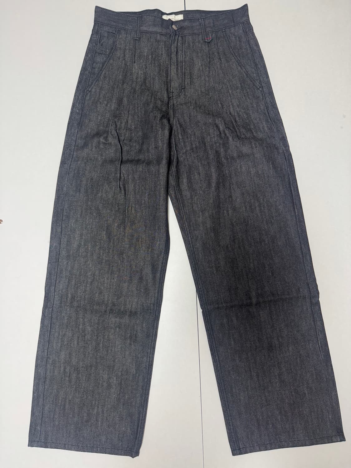 포트너스 투턱 와이드 블랙 진 상품이미지1