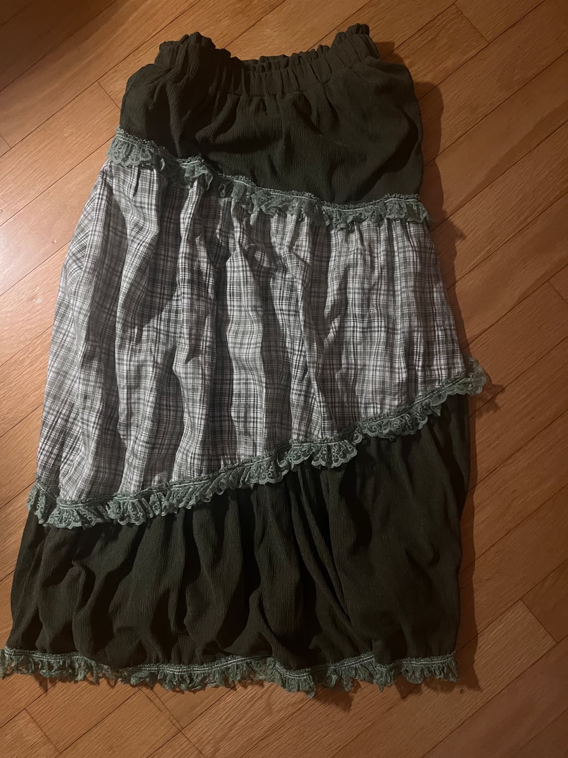 모리걸 빈티지 롱스커트 상품이미지1