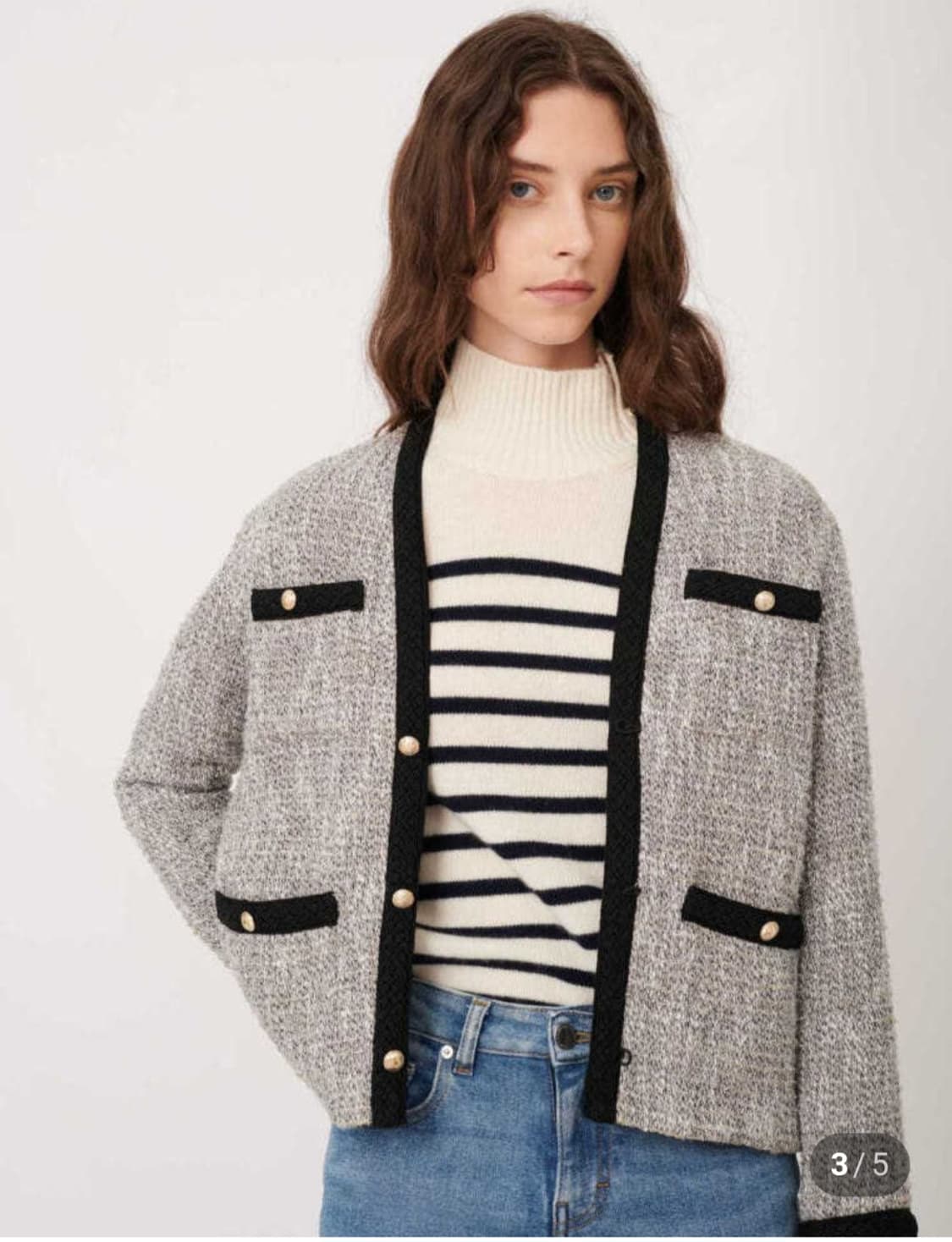 마쥬 트위드자켓 36사이즈 상품이미지2