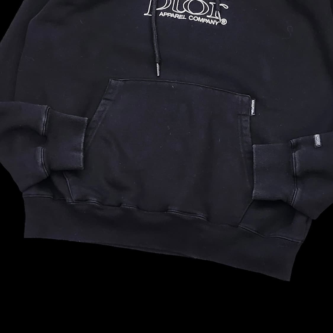 스컬프터 블랙 후드티 상품이미지5