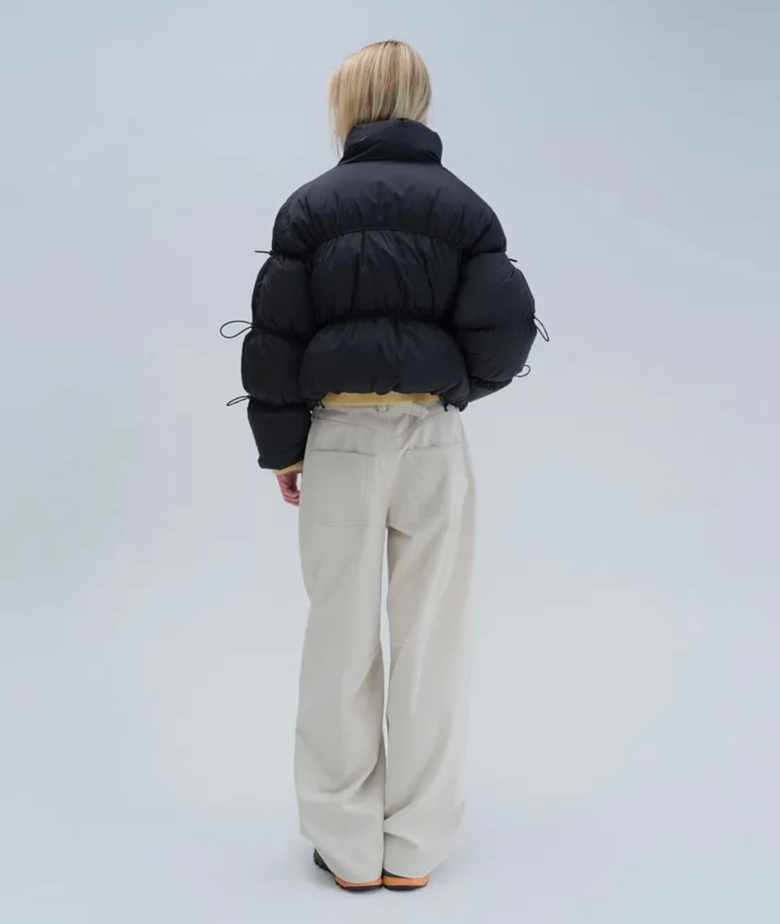 다이애그널 패딩 STOPPER SHORT PADDING (black) 상품이미지6