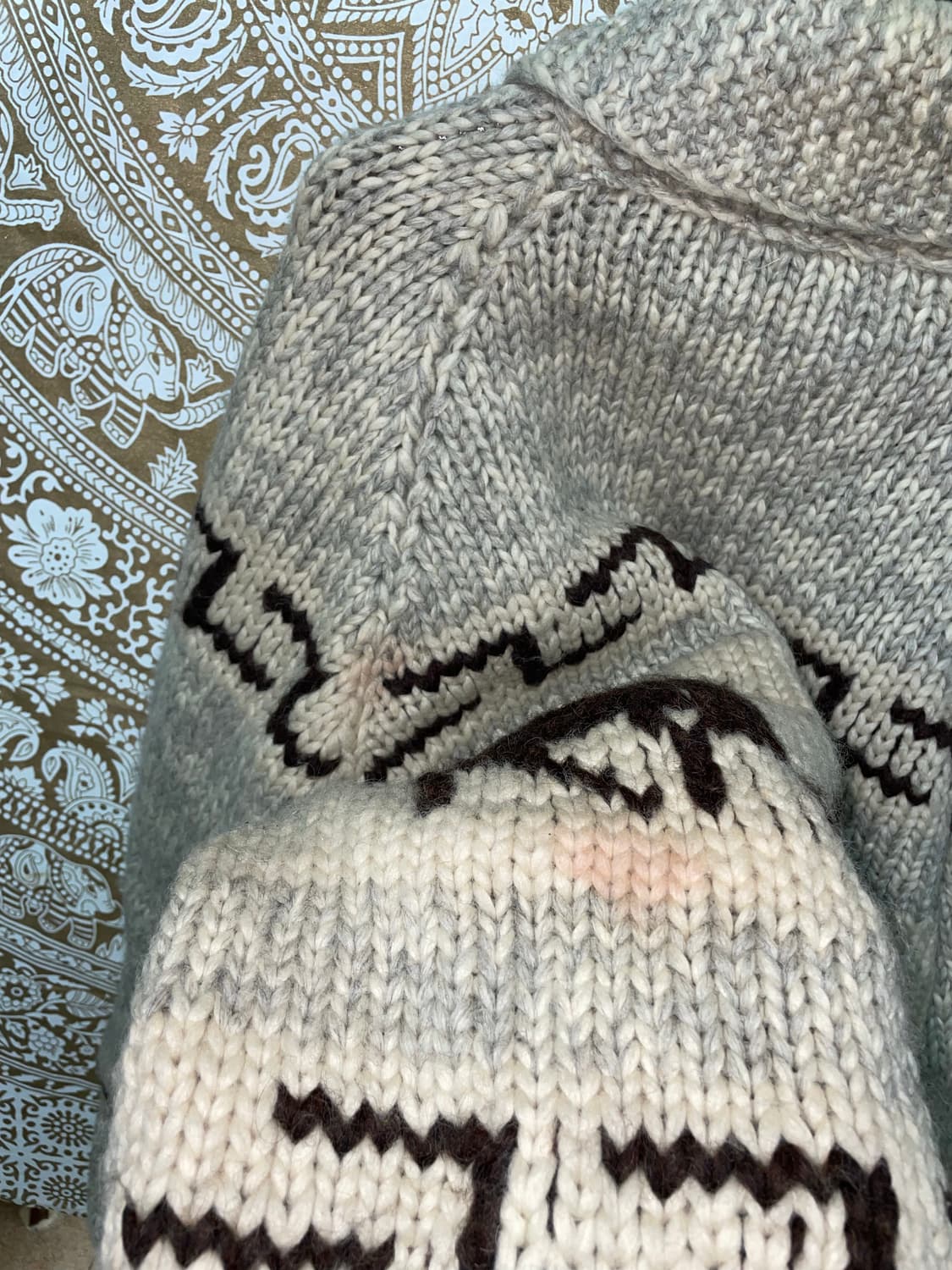 Kanata 코위찬 숄카라 니트 집업 자켓  상품이미지7