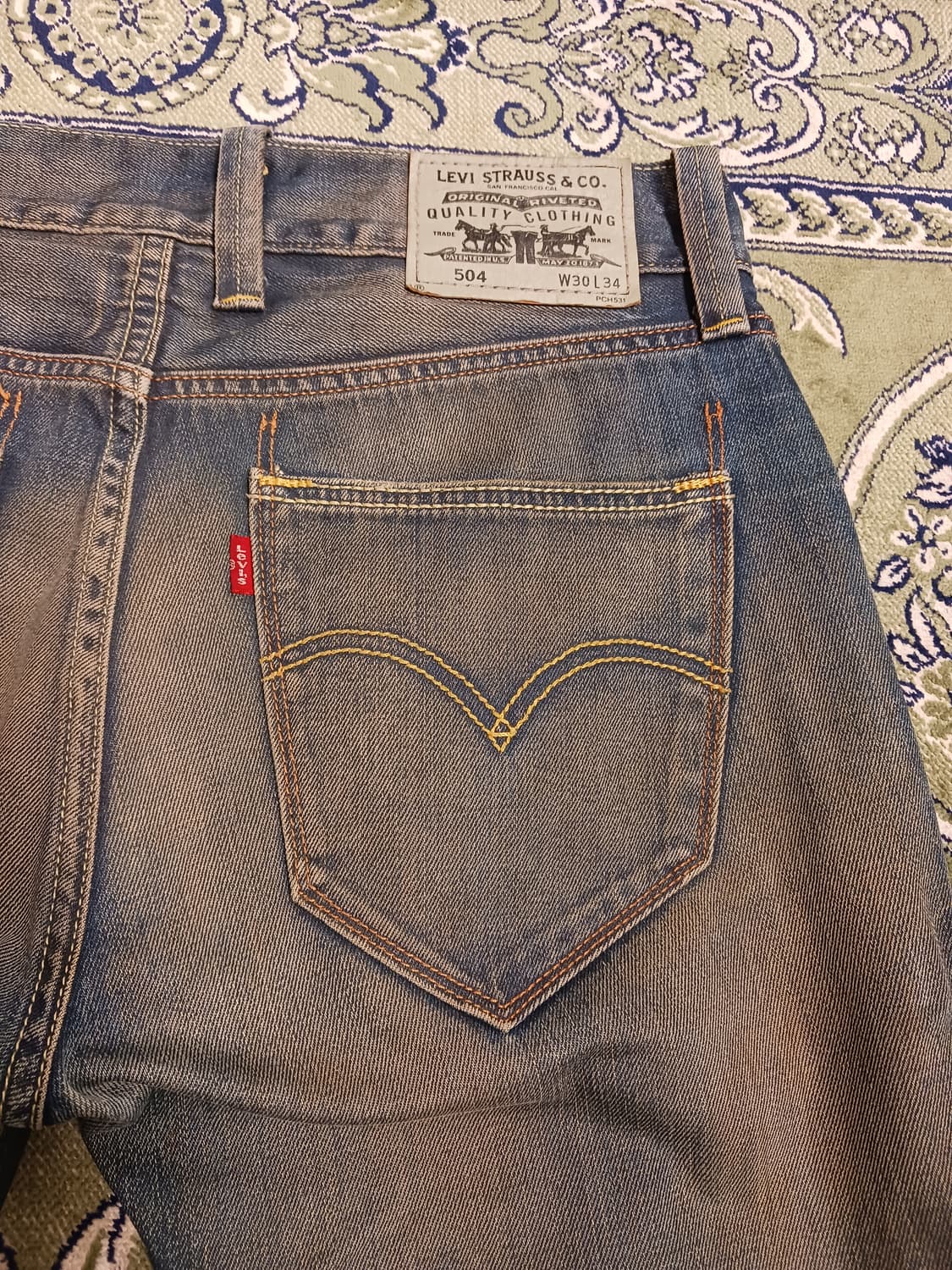 리바이스 504 워싱데님 상품이미지4