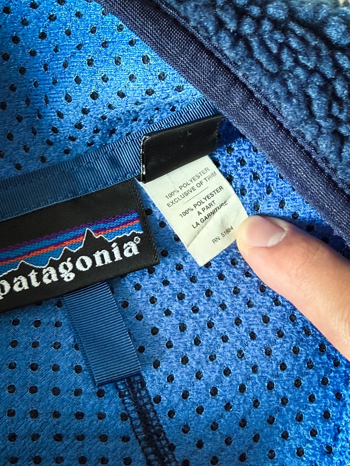 [L] 파타고니아 90s 베이비 레트로 딥파일 자켓 상품이미지6