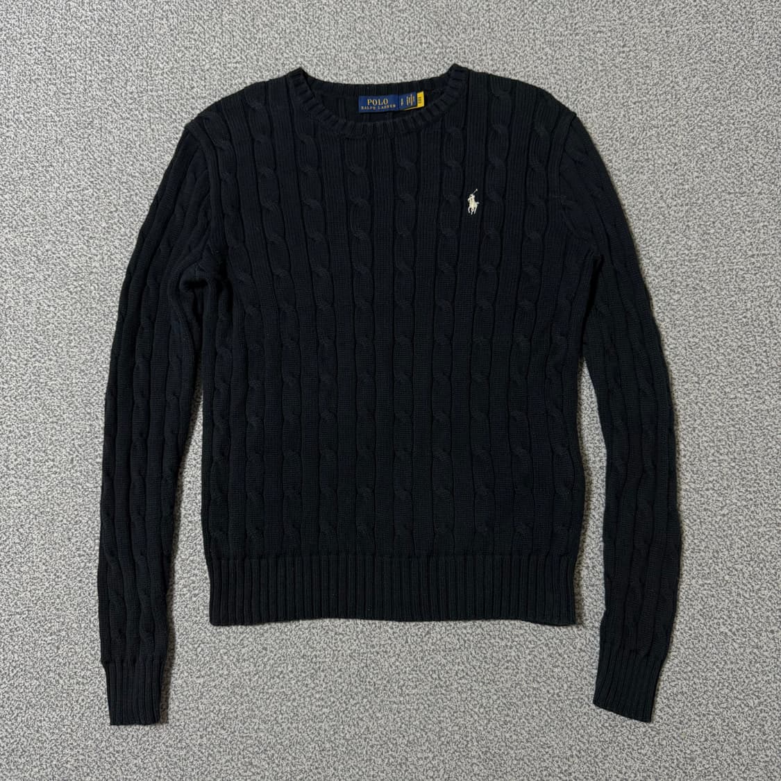 [정품 QR] 폴로 랄프로렌 꽈배기 니트 여성용 S 상품이미지1