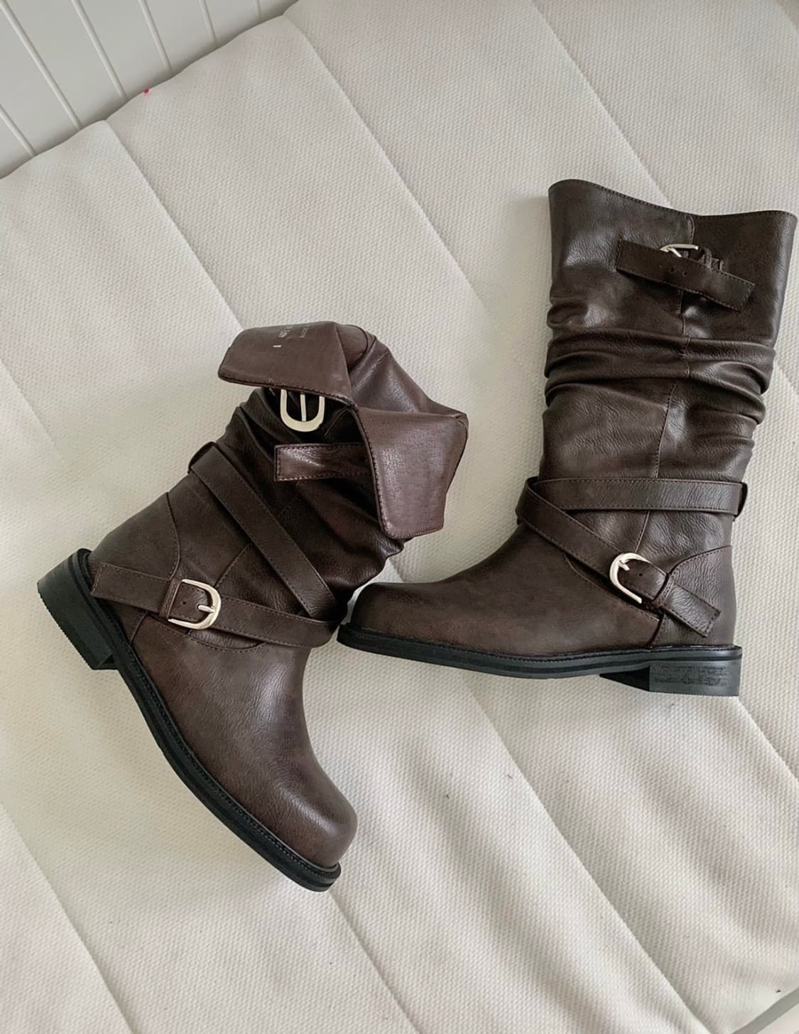 둥근코 부츠 롱부츠  상품이미지5