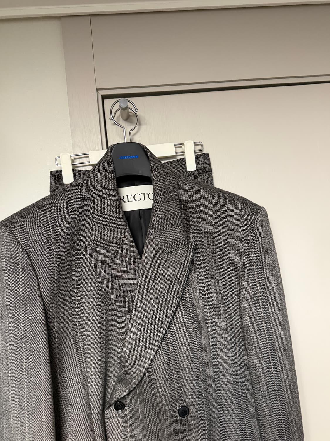 렉토 24FW 브로큰 헤링본 더블 자켓,팬츠 상품이미지2