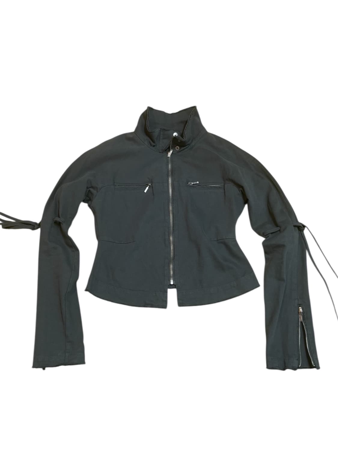 플레이스 스튜디오 데미지 빈티지 워싱 스트링 라인 자켓 상품이미지1