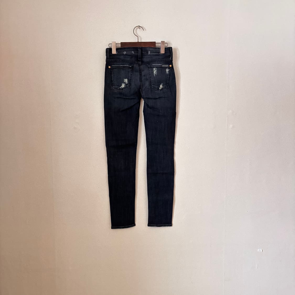 세븐진 25 슬림 시가렛 미국 수입 정품 스판 데님 빈티지  상품이미지7