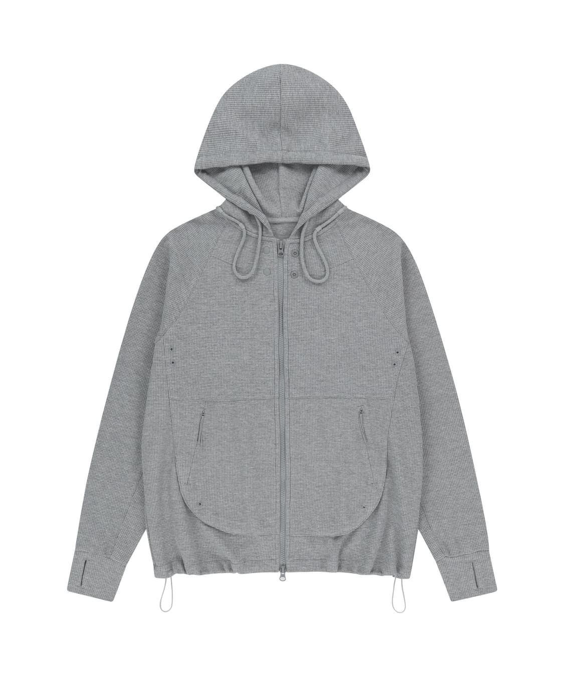 산산기어 Circut zip up hoodie MELANGE GRAY 2 상품이미지1