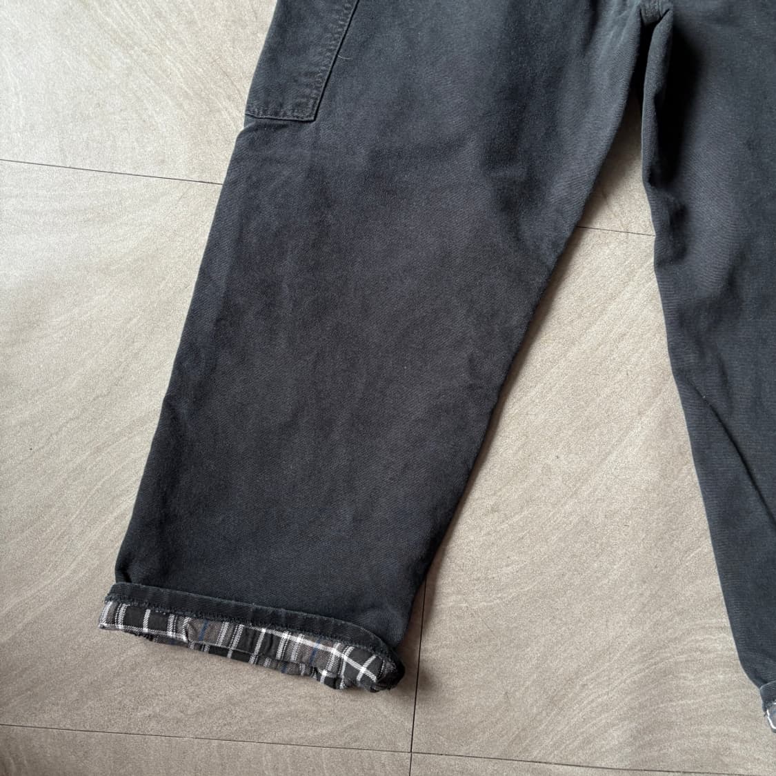 칼하트 정품 오리지널 b111 블랙 싱글니 카펜터 팬츠 상품이미지3