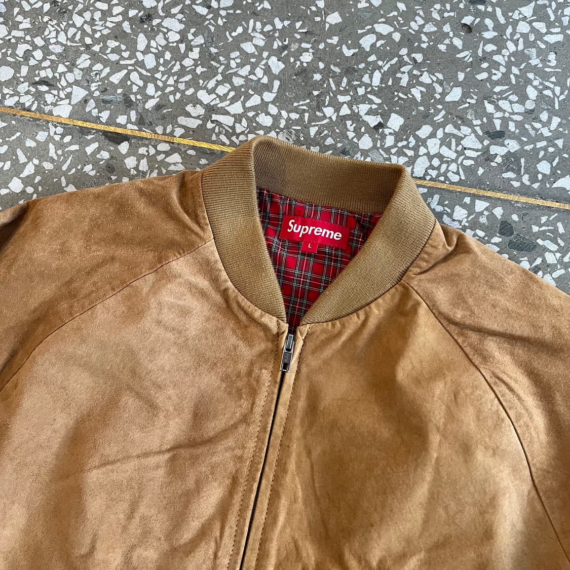 슈프림 스웨이드 봄버 자켓 - 12ss 상품이미지4