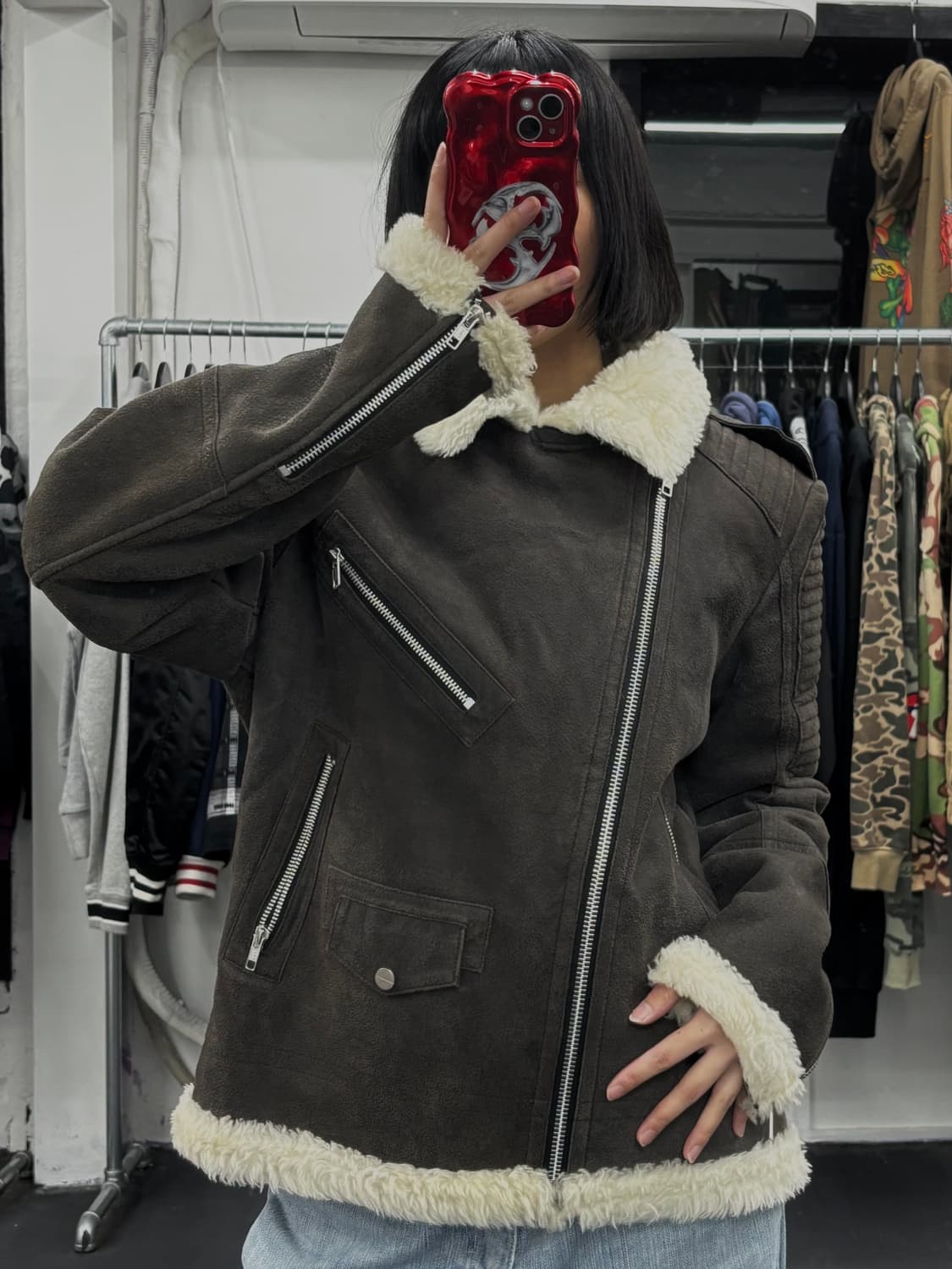 206 Homme 양가죽 무스탕 상품이미지1