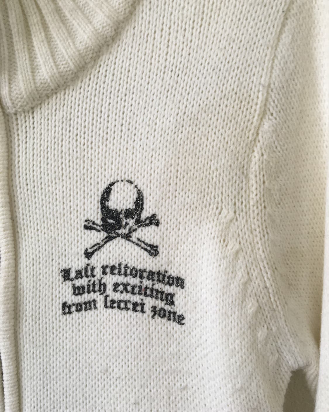 Printing point knit zip up 상품이미지7