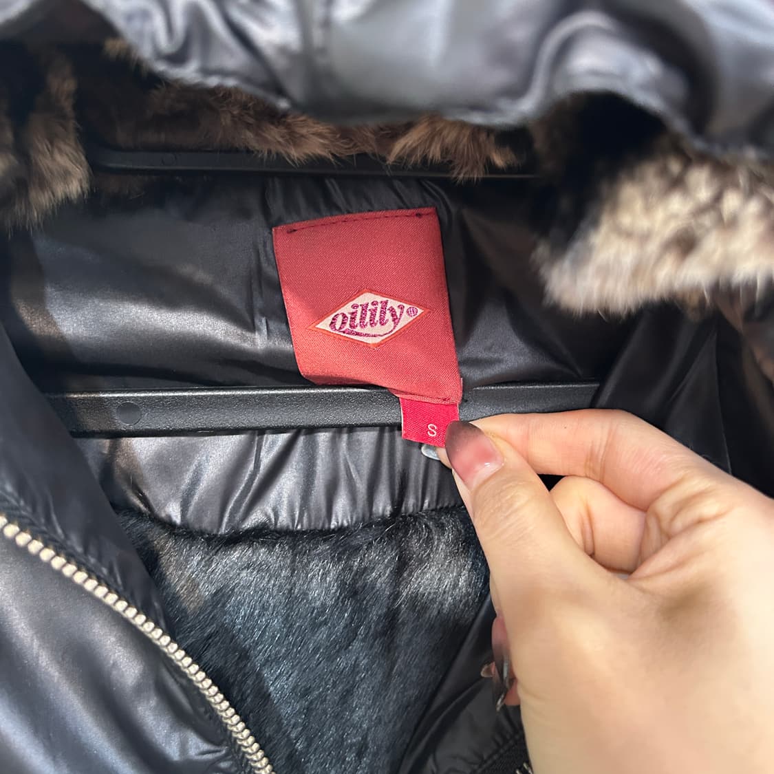 오일릴리 누빔 롱 패딩 S 상품이미지2