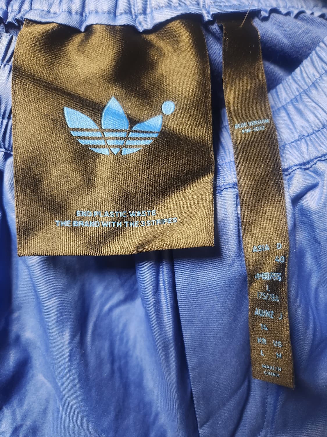 아디다스 블루버전 팀로얄블루 조거 팬츠 L 상품이미지5