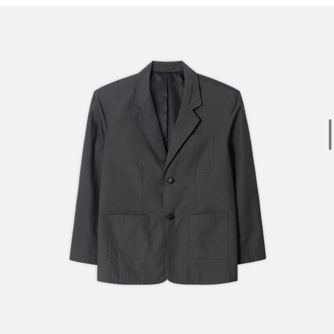 (XL) 드로우핏 릴렉스드 오피스 CN 블레이저 [CHARCOAL] 상품이미지9