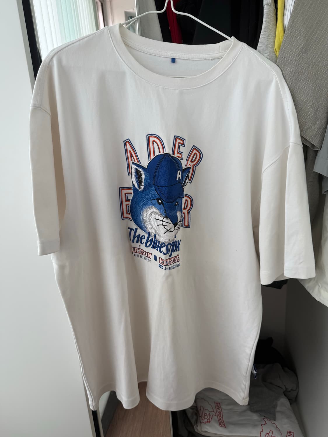 아더에러x메종키츠네 콜라보 반팔 상품이미지1