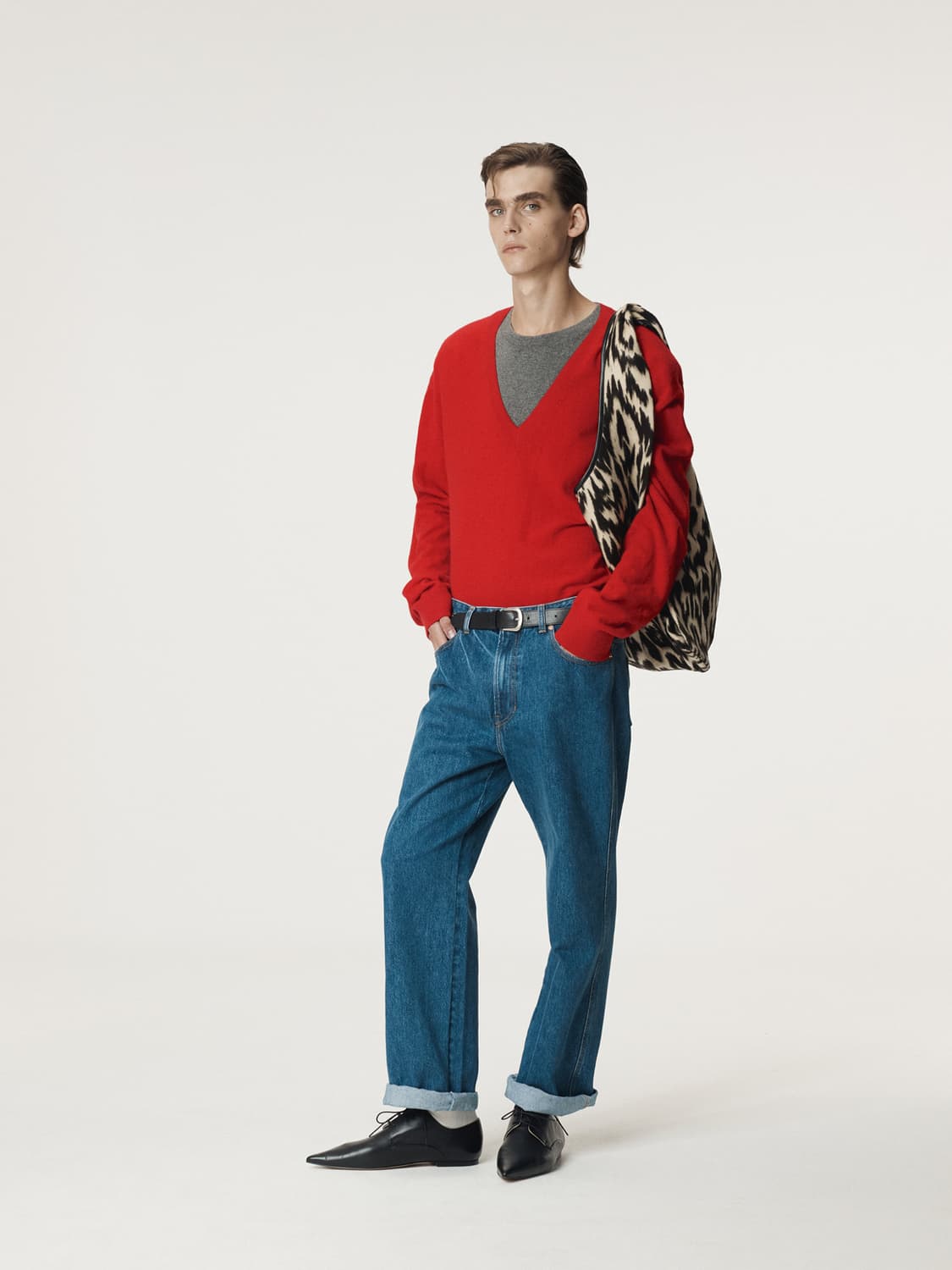 렉토 25FW 스트레이트핏 데님팬츠 상품이미지3