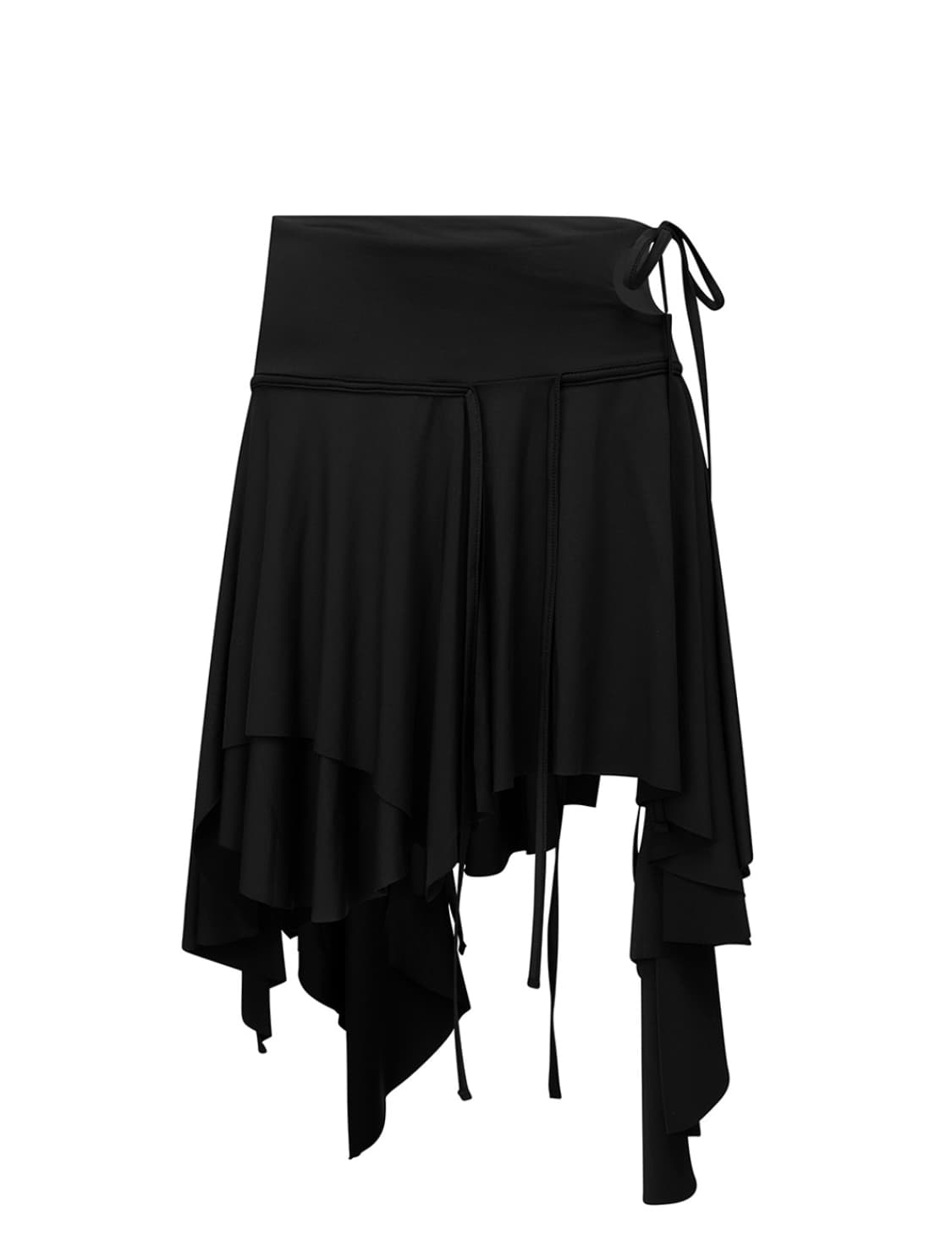 (새상품) 나체 flow layered skirt black 상품이미지1