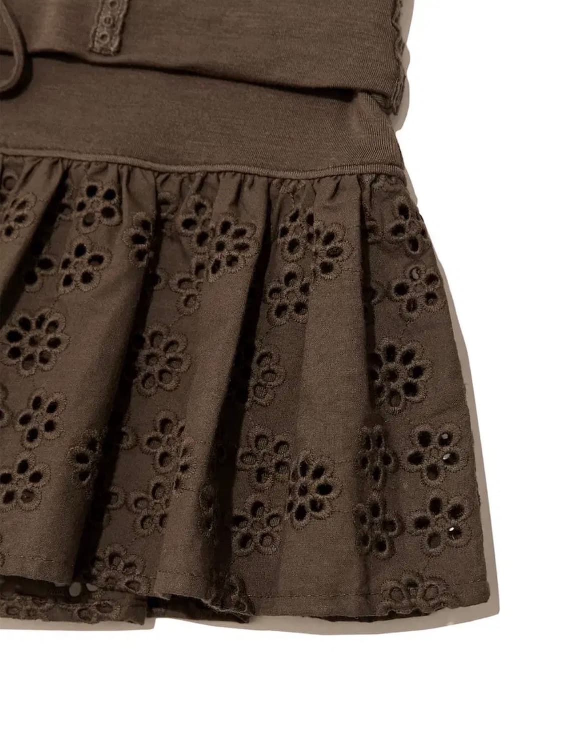 {정가 15.8} 글로니 나오미 벨트 미니 스커트 브라운 S 상품이미지6