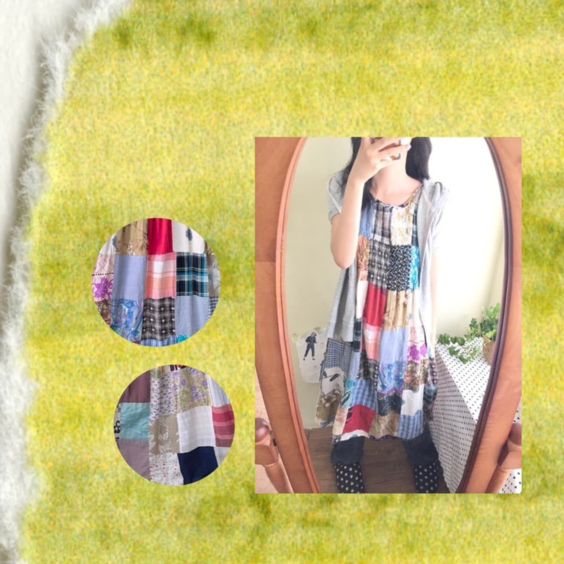빈티지 패치 자수 원피스👗 상품이미지1