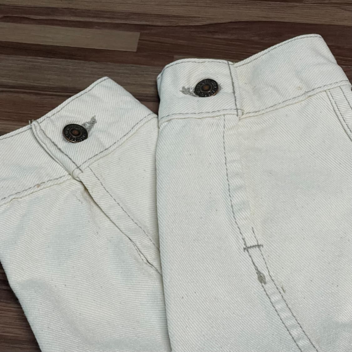 90s 미제 리바이스 빈티지 화이트 데님 트러커 청자켓 L(XL) 상품이미지8